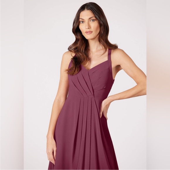 Azazie Alani (from 2022) in Cabernet color bridesmaid dress - Picture 3 of 10